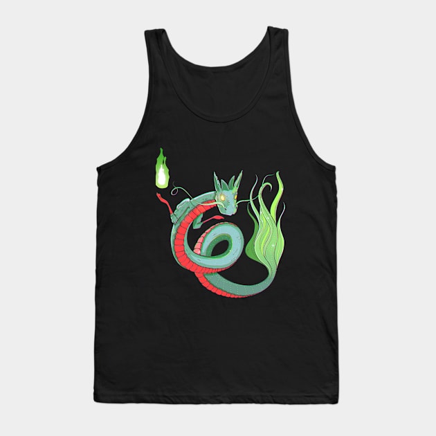 water dragon Tank Top by Povilesa